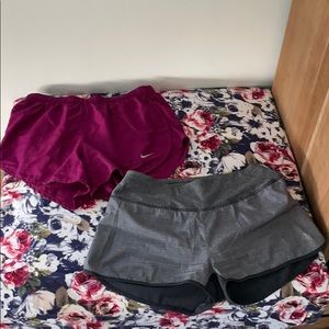 Set of Running Shorts - Nike and Mpg